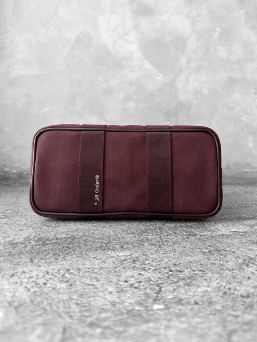 Hermes Rouge Valparaiso in Officier Canvas/Vache Leather and Palladium Hardware