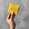 Hermes Yellow Bastia in Epsom Leather and Palladium Hardware