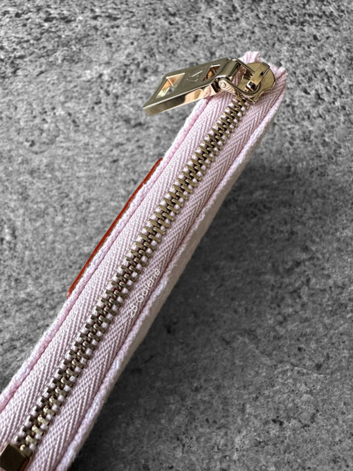 Louis Vuitton Washed Pink Monogram Denim Key Pouch