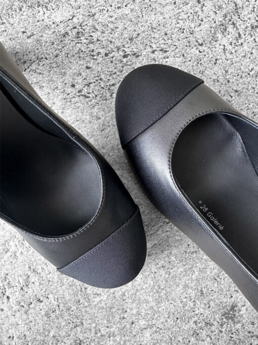Chanel 35.5 Black Mary Janes Heels