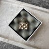 Chanel Gold CC Quilted Bag Pin Brooch