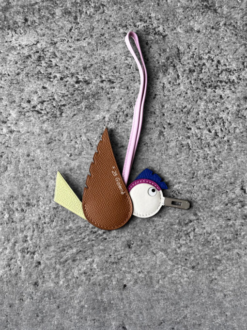 Hermes Birdy Charm Multicolored