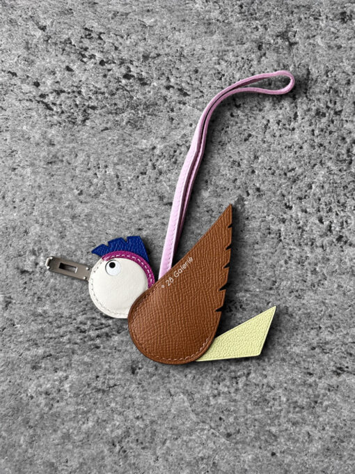 Hermes Birdy Charm Multicolored