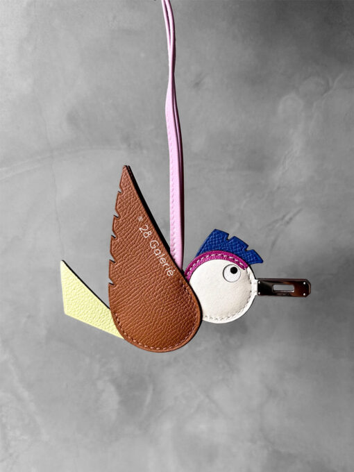 Hermes Birdy Charm Multicolored