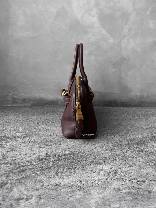 Miumiu Briarwood Aventure Leather Tote Bag