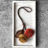 Miumiu Cognac/Orange Leather Trick Bag Charm