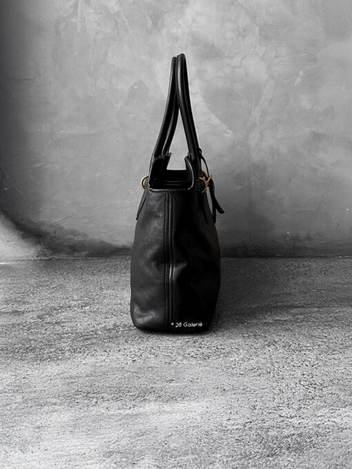 Miumiu Medium Black Aventure Nappa Leather Bag