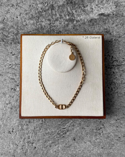 Christian Dior Gold Montaigne Choker