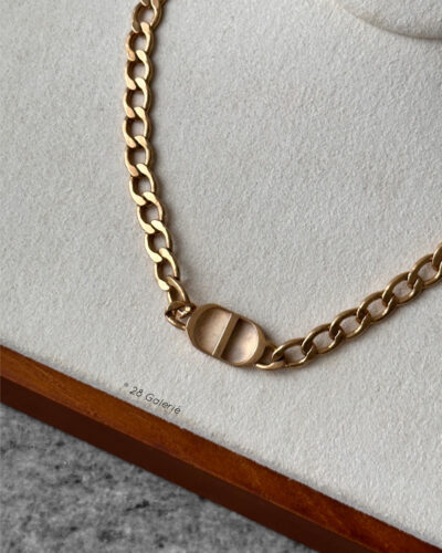Christian Dior Gold Montaigne Choker