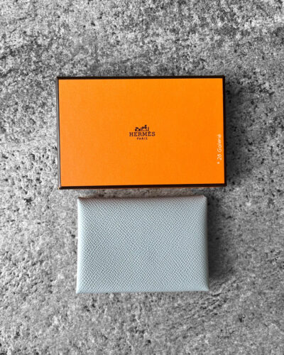 Hermes Blue Glacier Calvi Duo Compact Holder (1)
