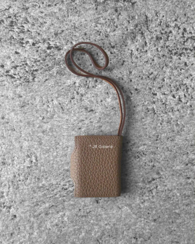 Hermes Etoupe Ulysse Mini Notebook Nano Bag Charm