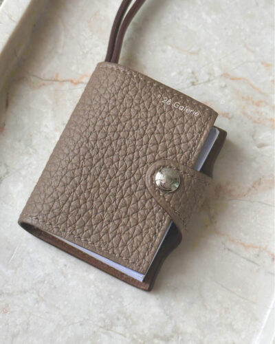 Hermes Etoupe Ulysse Mini Notebook Nano Bag Charm