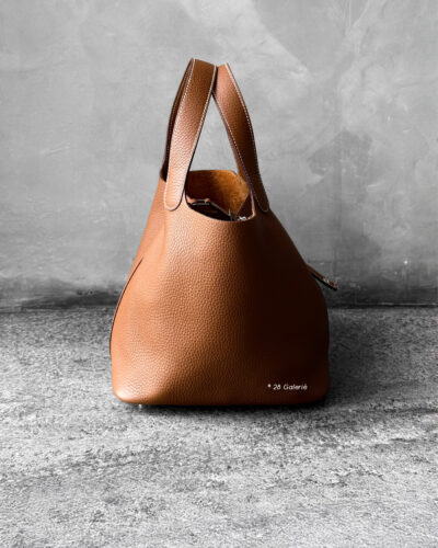 Hermes Gold Picotin Lock 22 Clemence Leather and Palladium Hardware