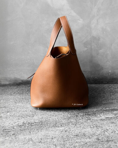 Hermes Gold Picotin Lock 22 Clemence Leather and Palladium Hardware