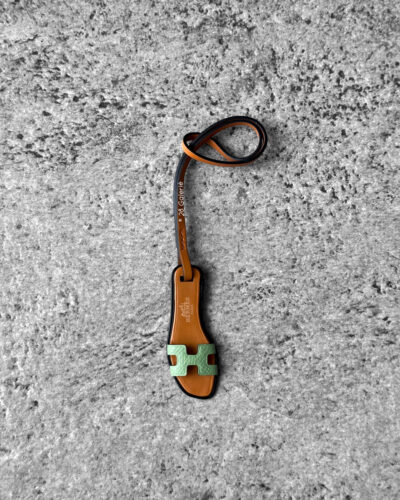 Hermes Vert Criquet Oran Nano Bag Charm