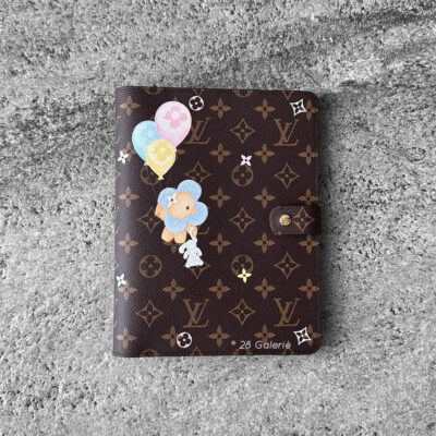Louis Vuitton Triplets Desk Agenda Cover Monogram Coated Canvas