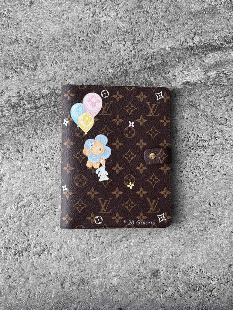 Louis Vuitton Triplets Desk Agenda Cover Monogram Coated Canvas