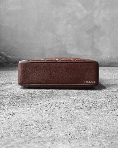 Chanel Brown Vintage Chanel Turnlock totebag in Caviar Leather and Gold Hardware