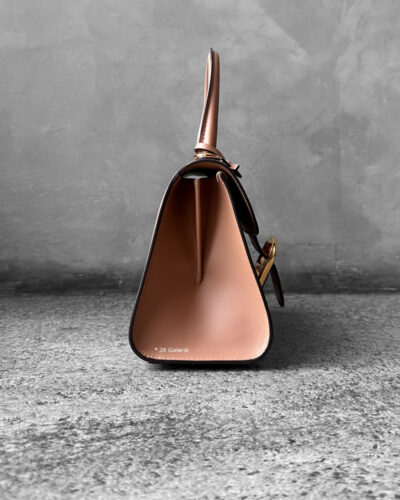 Delvaux Tender Beige Brilliant Mini in Calfskin Leather and Gold Metal Hardware