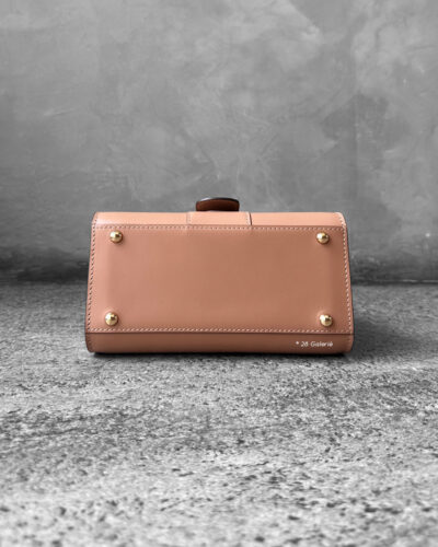 Delvaux Tender Beige Brilliant Mini in Calfskin Leather and Gold Metal Hardware