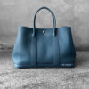 Hermes Deep Ocean Garden Party Negonda Leather and Palladium Hardware