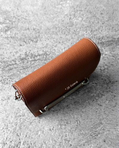 Hermes Gold Roulis18 in Evercolor and Palladium Hardware