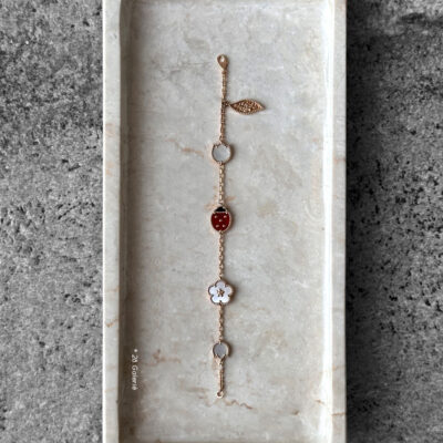 Van Cleef & Arpels Lucky Spring Bracelet 18k Rose Gold Hardware