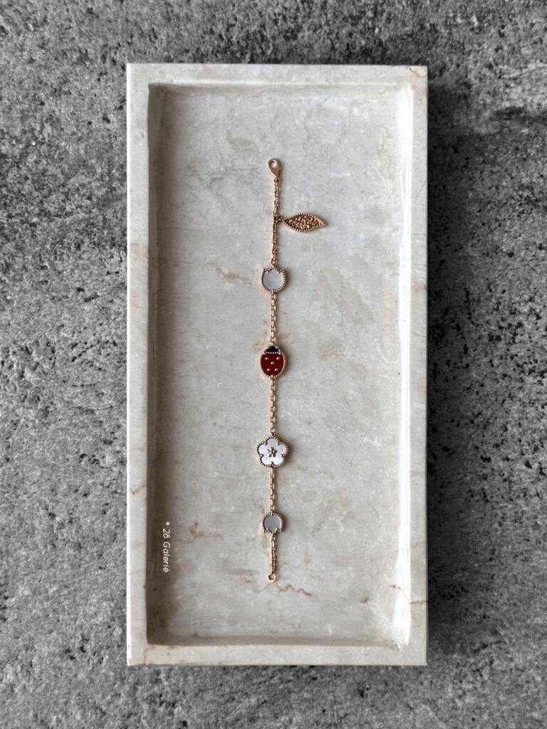 Van Cleef & Arpels Lucky Spring Bracelet 18k Rose Gold Hardware