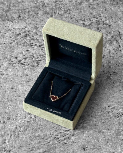 Van Cleef & Arpels Sweet Alhambra Heart Bracelet 18k GHW