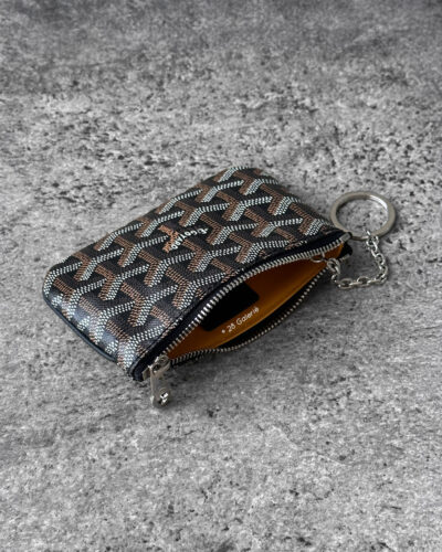 Goyard BlackTan Senat Nano Key Pouch