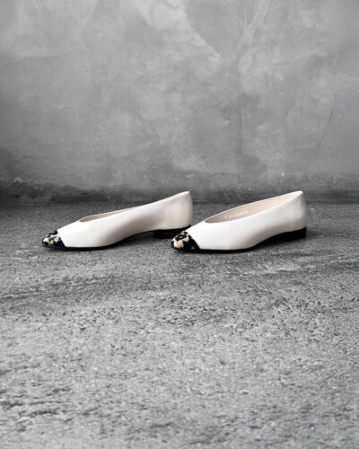 Loro Piana Dark Tortoise Rebecca Ballet Flats 36EU