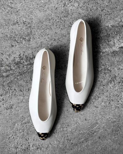 Loro Piana Dark Tortoise Rebecca Ballet Flats 36EU