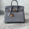 Hermes Etaine Birkin 25 in Togo Leather and Rose Gold Hardware