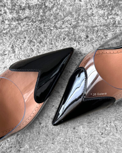 Alaïa Black Le Cœur Slingback Pumps