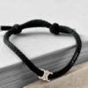 Celine Black Logo Bracelet