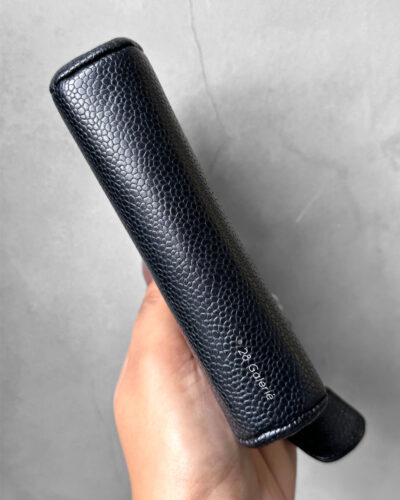 Chanel Black Mini Cosmetic Pouch in Caviar Leather and Gold Hardware