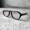 Gentle Monster Black Oaa 01(V) Pilot-frame Glasses