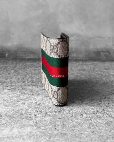 Gucci Multicolor Logo Bifold Wallet in Monogram Canvas