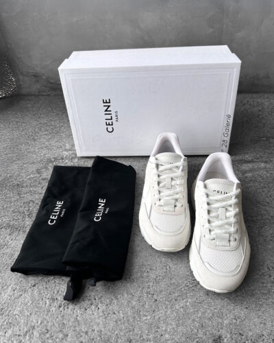 Celine White CR-03 Sneakers