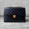 Chanel Black Jumbo Flap in Lambskin Leather and Gold Hardware