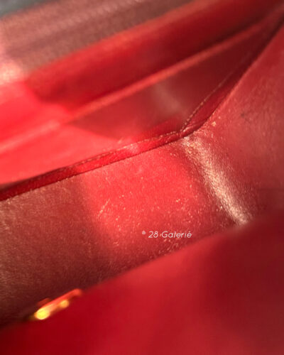 Chanel Deep Blue Mini Square in Lambskin Leather and Gold Hardware