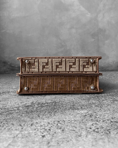 Fendi Small Brown Suede Peekabo