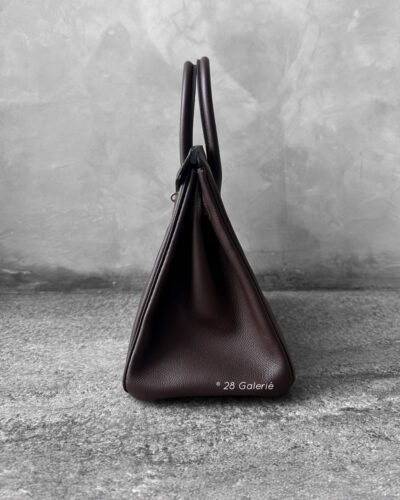 Hermes Birkin 30 Chocolat in Epsom Leather and Palladium Hardware
