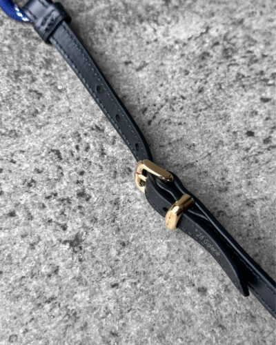 Miu Miu Black Wallet and Baltic Blue Cord Shoulder Strap Bag