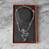 Hermes Sterling Silver Farandole Long Necklace