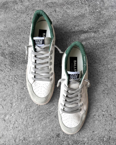 Golden Goose Ball Star white green Sneakers