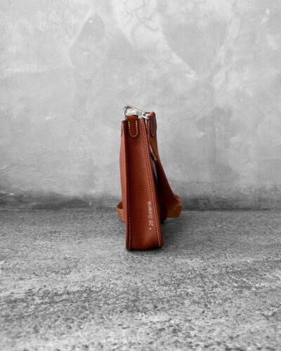 Hermes Fauve/Gold Evelyne 16 in Amazone Barenia/Sangle Wooly Leather and Palladium Hardware