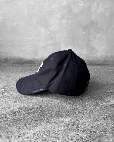 Celine Black with White Logo Baseball Cap