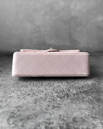Chanel Small 21C Rose Clair in Caviar Leather and Light Gold Hardware