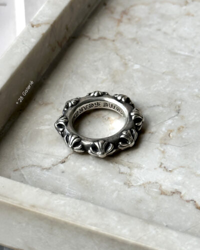 Chrome Hearts Keeper Ring and Cross Bang Rings